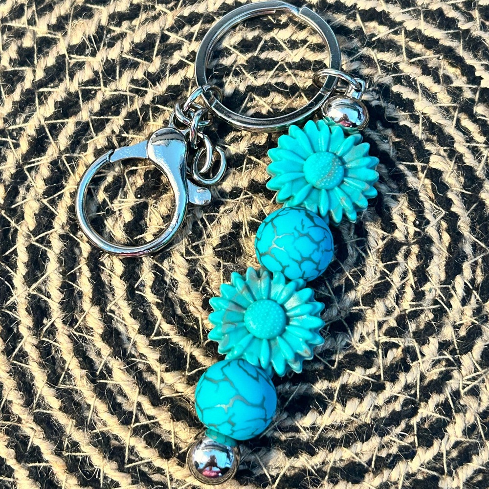 Sunflower Keychain